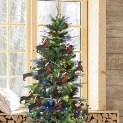 Glitzhome® 6ft. Christmas Dog Garland, 2ct. -Northlight Sale Store D445236S 3