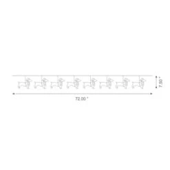 Glitzhome® 6ft. Christmas Dog Garland, 2ct. -Northlight Sale Store D445236S 7