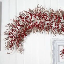 6ft. Red Berry Christmas Garland -Northlight Sale Store D478768S 5