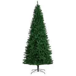 9ft. Pre-Lit Green Valley Fir Artificial Christmas Tree, Clear LED Lights -Northlight Sale Store D478799S 3