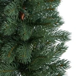 3ft. Pre-Lit Green Pine Artificial Christmas Tree With Burlap Base, Warm White Lights -Northlight Sale Store D478806S 5