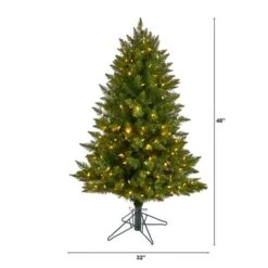 4ft. Pre-Lit Vermont Spruce Artificial Christmas Tree, Color Changing LED Lights -Northlight Sale Store D478838S 2