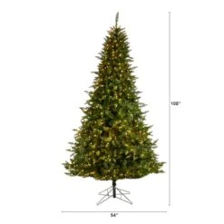 9ft. Pre-Lit Vermont Spruce Artificial Christmas Tree, Color Changing LED Lights -Northlight Sale Store D478839S 2