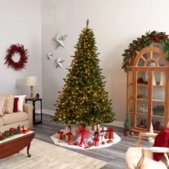 9ft. Pre-Lit Vermont Spruce Artificial Christmas Tree, Color Changing LED Lights -Northlight Sale Store D478839S 9