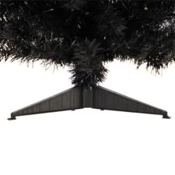 3ft. Pre-Lit Black Artificial Christmas Tree, Warm White LED Lights -Northlight Sale Store D478852S 6
