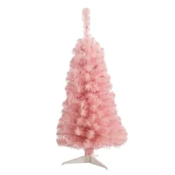 3ft. Pre-Lit Pink Artificial Christmas Tree, Warm White LED Lights 14 3ft. Pre-Lit Pink Artificial Christmas Tree, Warm White LED Lights -Northlight Sale Store D478853S 3
