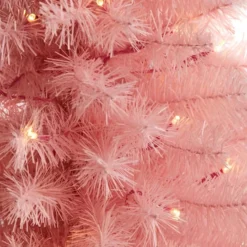 3ft. Pre-Lit Pink Artificial Christmas Tree, Warm White LED Lights 15 3ft. Pre-Lit Pink Artificial Christmas Tree, Warm White LED Lights -Northlight Sale Store D478853S 4