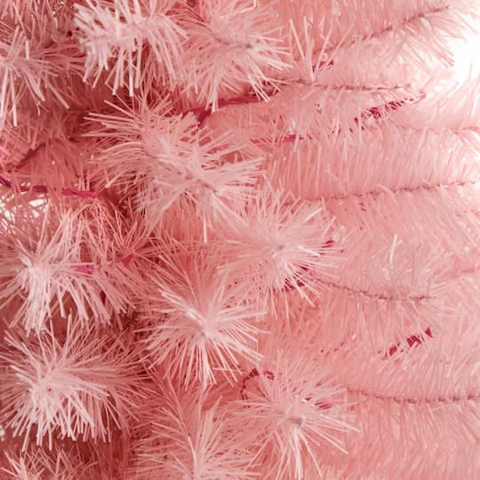 3ft. Pre-Lit Pink Artificial Christmas Tree, Warm White LED Lights 6 3ft. Pre-Lit Pink Artificial Christmas Tree, Warm White LED Lights - Image 6
