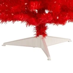 3ft. Pre-Lit Red Artificial Christmas Tree, Warm White LED Lights 17 3ft. Pre-Lit Red Artificial Christmas Tree, Warm White LED Lights -Northlight Sale Store D478855S 6