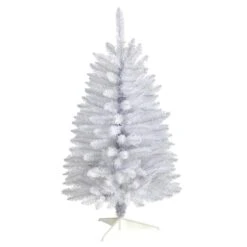 3ft. Pre-Lit White Artificial Christmas Tree, Warm White LED Lights -Northlight Sale Store D478905S 3
