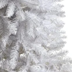 4ft. Pre-Lit White Artificial Christmas Tree, Warm White LED Lights -Northlight Sale Store D478906S 5