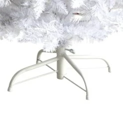 4ft. Pre-Lit White Artificial Christmas Tree, Warm White LED Lights -Northlight Sale Store D478906S 6