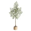 3ft. Unlit Frosted Pine Artificial Christmas Tree In Decorative Planter