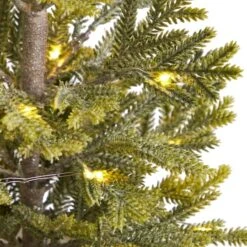 2ft. Pre-Lit Pine Artificial Christmas Tree In Rustic Metal Planter, Warm White Lights 13 2ft. Pre-Lit Pine Artificial Christmas Tree In Rustic Metal Planter, Warm White Lights -Northlight Sale Store D478948S 4
