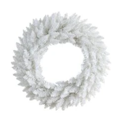 24" Pre-Lit Colorado Spruce Christmas Wreath -Northlight Sale Store D478974S 3