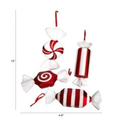 4ct. 12" Shatterproof Jumbo Candy Cane Christmas Ornaments -Northlight Sale Store D479030S 2