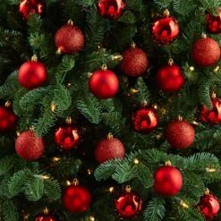 30ct. 2.5" Red Shatterproof Christmas Ornaments -Northlight Sale Store D479040S 4