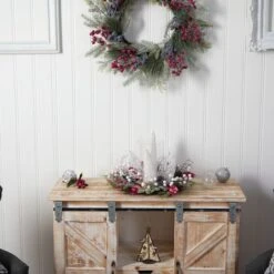 15" Christmas Lighted Forest Candle Holder Arrangement -Northlight Sale Store D479061S 6