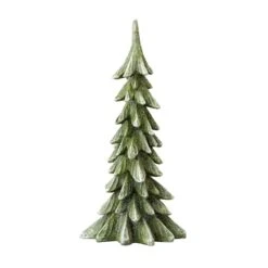 Glitzhome® 14.75" Green Christmas Tree Table Décor -Northlight Sale Store D479434S 4