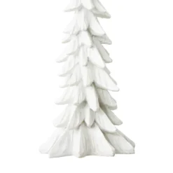 Glitzhome® 14.75" White Christmas Tree Table Décor 14 Glitzhome® 14.75" White Christmas Tree Table Décor -Northlight Sale Store D479436S 6
