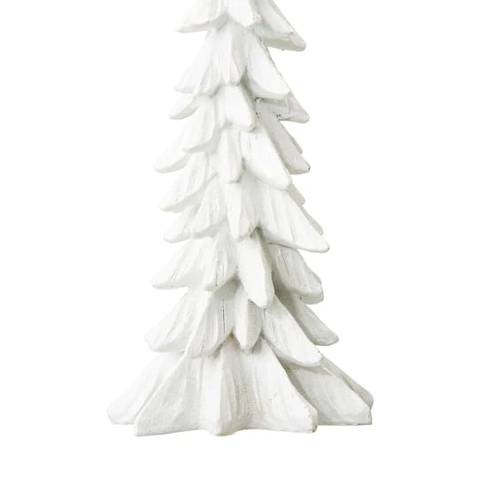 Glitzhome® 14.75" White Christmas Tree Table Décor 7 Glitzhome® 14.75" White Christmas Tree Table Décor - Image 7