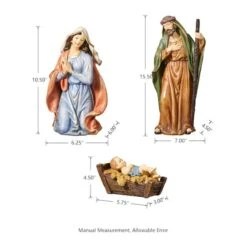 Glitzhome® 16" Oversized Nativity Figurine Set -Northlight Sale Store D479480S 6