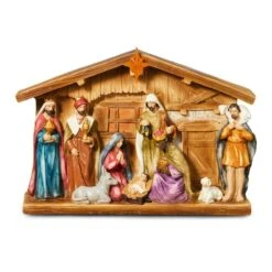 Glitzhome® 9" Nativity Décor -Northlight Sale Store D479485S 6