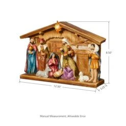 Glitzhome® 9" Nativity Décor -Northlight Sale Store D479485S 7