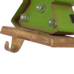 Glitzhome® 7" Marquee LED Snowman Head & Tree Stocking Holder Set -Northlight Sale Store D479486S 6