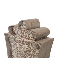 Glitzhome® 8" Marquee LED Gift Box Wooden & Metal Stocking Holder Set 15 Glitzhome® 8" Marquee LED Gift Box Wooden & Metal Stocking Holder Set -Northlight Sale Store D479490S 6