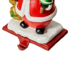 Glitzhome® 7" Santa, Snowman & Penguin Stocking Holder Set -Northlight Sale Store D479500S 8