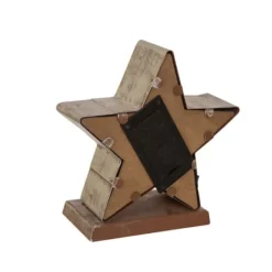 Glitzhome® 8" Marquee LED Star Wooden & Metal Stocking Holder Set 17 Glitzhome® 8" Marquee LED Star Wooden & Metal Stocking Holder Set -Northlight Sale Store D479504S 8