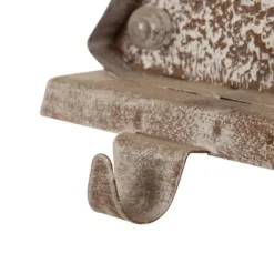 Glitzhome® 8" Marquee LED Wooden & Metal Christmas Tree Stocking Holder Set 16 Glitzhome® 8" Marquee LED Wooden & Metal Christmas Tree Stocking Holder Set -Northlight Sale Store D479507S 7