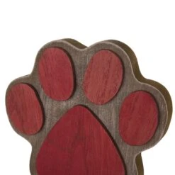 Glitzhome® Paw Print Christmas Stocking Holder Set -Northlight Sale Store D479511S 7