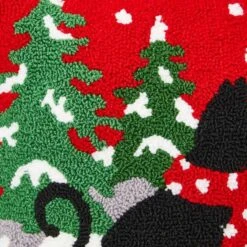 Glitzhome® Hooked Christmas Dog & Cat Throw Pillow Set 14 Glitzhome® Hooked Christmas Dog & Cat Throw Pillow Set -Northlight Sale Store D479539S 5