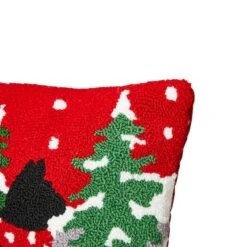 Glitzhome® Hooked Christmas Cat Throw Pillow -Northlight Sale Store D479540S 7