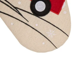 Glitzhome® 21" Red Truck Embroidered Linen Stocking, Set Of 2 13 Glitzhome® 21" Red Truck Embroidered Linen Stocking, Set Of 2 -Northlight Sale Store D479588S 5