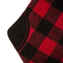 Glitzhome® 21" Black And Red Buffalo Plaid Pompom Stocking, Set Of 2 -Northlight Sale Store D479591S 5