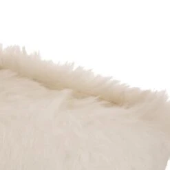 Glitzhome® 21" White Plush Stocking, Set Of 2 -Northlight Sale Store D479592S 5