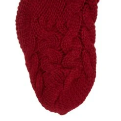 Glitzhome® 24" Red Knitted Polyester Christmas Stocking With Pom Pom, 2ct. -Northlight Sale Store D479603S 6