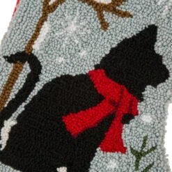 Glitzhome® 20" Cat Hooked Stockings, 2ct. -Northlight Sale Store D479604S 6