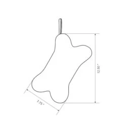 Glitzhome® 12.5" Bone Shape Hooked Stockings, 2ct. 17 Glitzhome® 12.5" Bone Shape Hooked Stockings, 2ct. -Northlight Sale Store D479611S 8