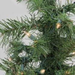Northlight 3ft. Pre-Lit Medium Woodland Alpine Artificial Christmas Tree, Clear Lights -Northlight Sale Store D489944S 2