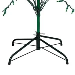 Northlight 6ft. Pre-Lit Green Cascade Twig Artificial Christmas Tree, Green Lights -Northlight Sale Store D489970S 15