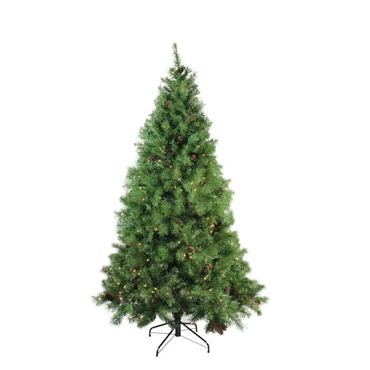 Northlight 6.5ft. Pre-Lit Red Pine Artificial Christmas Tree, Clear Lights 1 Northlight 6.5ft. Pre-Lit Red Pine Artificial Christmas Tree, Clear Lights