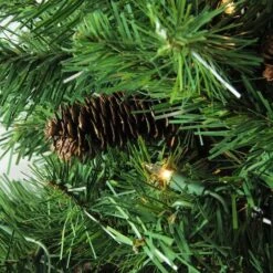 Northlight 6.5ft. Pre-Lit Red Pine Artificial Christmas Tree, Clear Lights 6 Northlight 6.5ft. Pre-Lit Red Pine Artificial Christmas Tree, Clear Lights -Northlight Sale Store D489972S 2