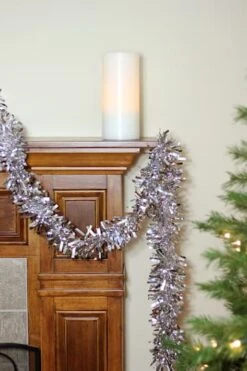 Northlight 50ft. Silver Wide Cut Tinsel Garland -Northlight Sale Store D490999S 3