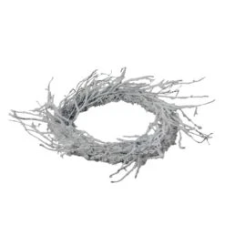 Northlight 24" Flocked Glitter Twig Artificial Wreath -Northlight Sale Store D491028S 2