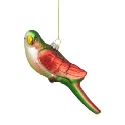 Northlight Yellow And Red Matte Parrot Glass Ornament