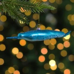 Northlight Blue Glitter Pipefish Glass Ornament -Northlight Sale Store D491052S 12